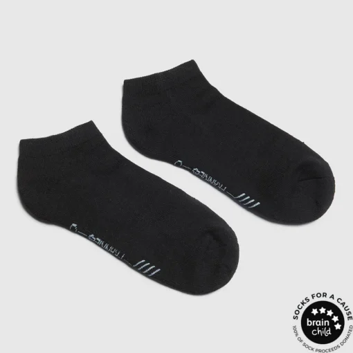 FRANKIE4 Socks-Ankle Adult Black Bamboo Cushioned 2 Pack