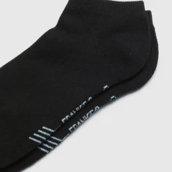 FRANKIE4 Socks-Ankle Adult Black Bamboo Cushioned 2 Pack