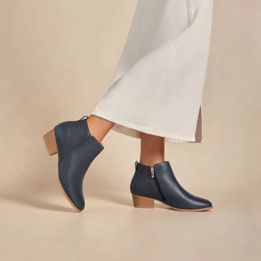 FRANKIE4 Mid Heel Boots|Ankle Boots-Charleston