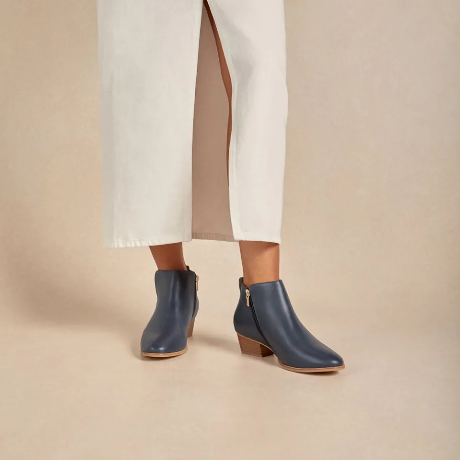 FRANKIE4 Mid Heel Boots|Ankle Boots-Charleston