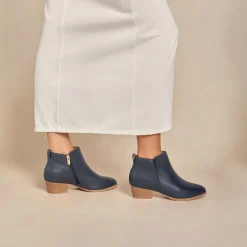 FRANKIE4 Mid Heel Boots|Ankle Boots-Charleston