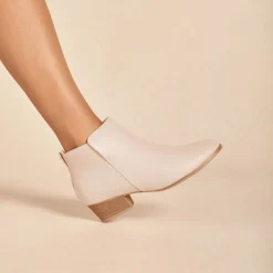 FRANKIE4 Mid Heel Boots|Ankle Boots-Charleston