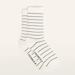FRANKIE4 Socks-Crew Adult Stripe Multi