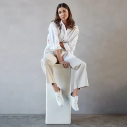 FRANKIE4 White Sneakers-Drew