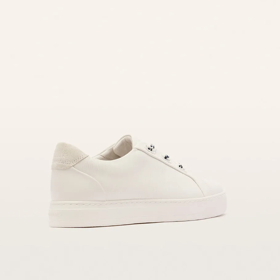 FRANKIE4 White Sneakers-Mya II Emboss