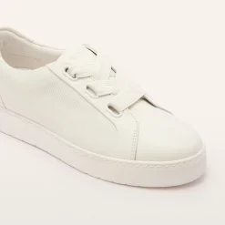 FRANKIE4 White Sneakers-Mya II Emboss